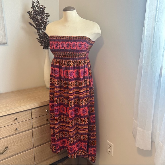 Tube summer dress. - Picture 4 of 5